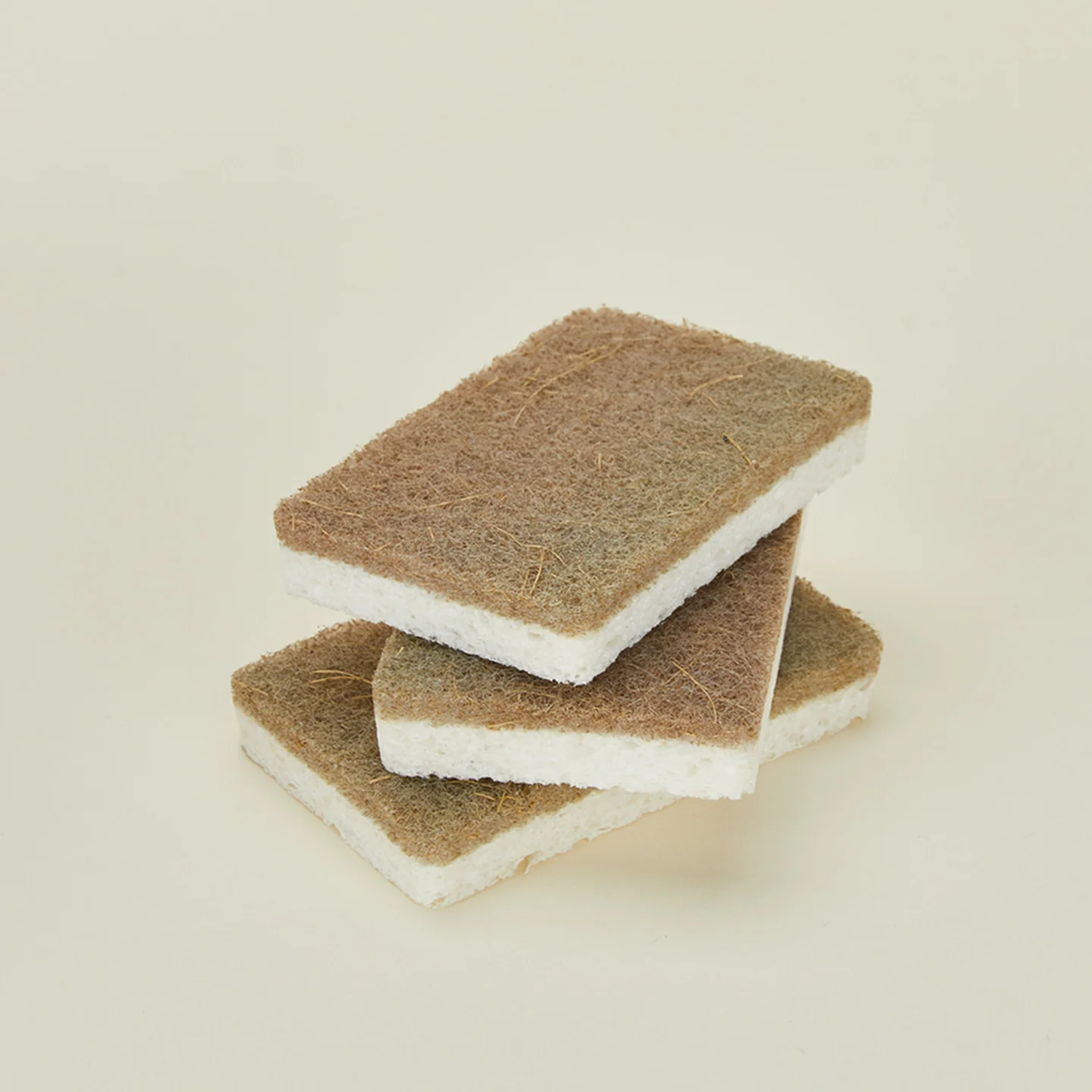 Cellulose and Walnut Sponge, Set of 3 - Image 4