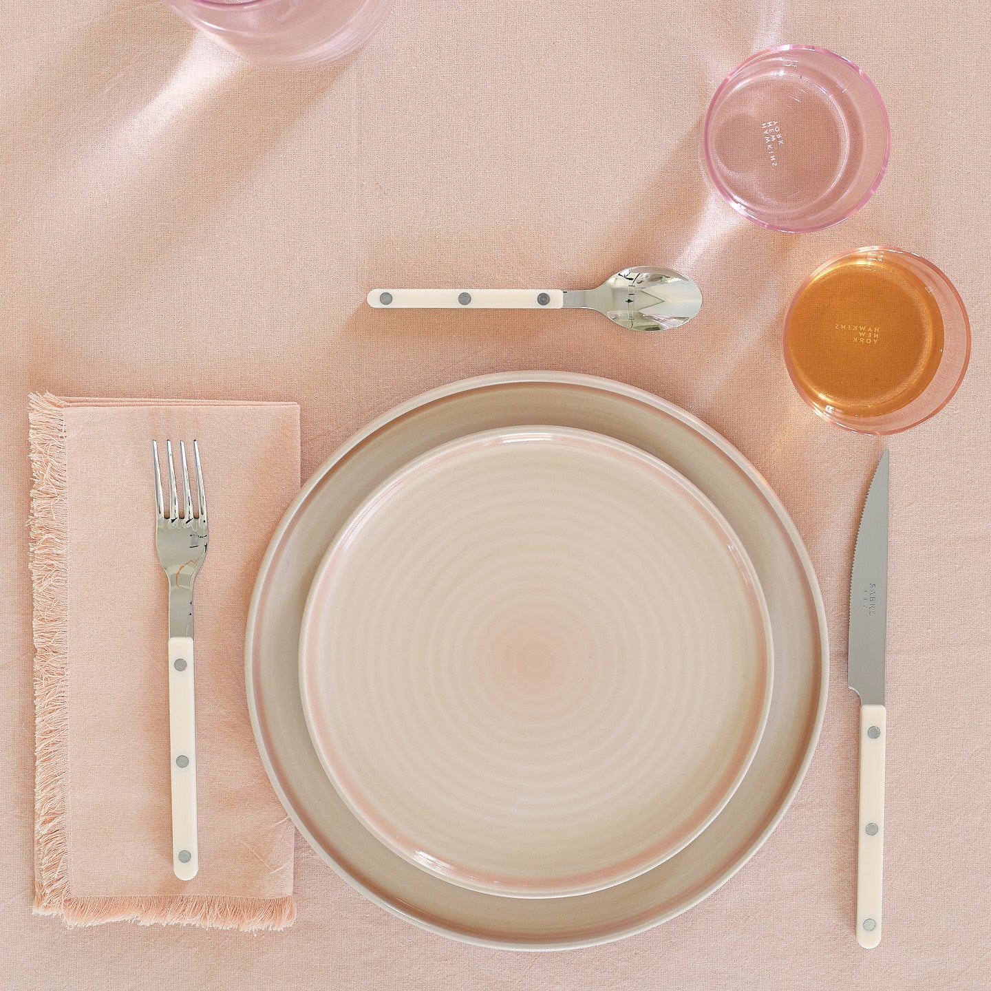Essential Dinnerware, 16 Piece Set - Blush - Image 6