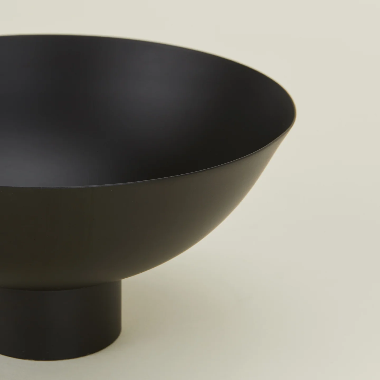 Essential Footed Bowl - Black - Image 3