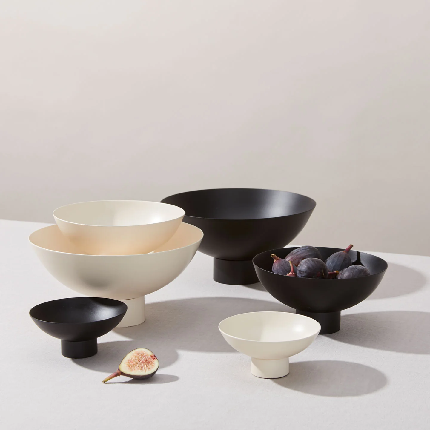 Essential Footed Bowl - Black - Image 4