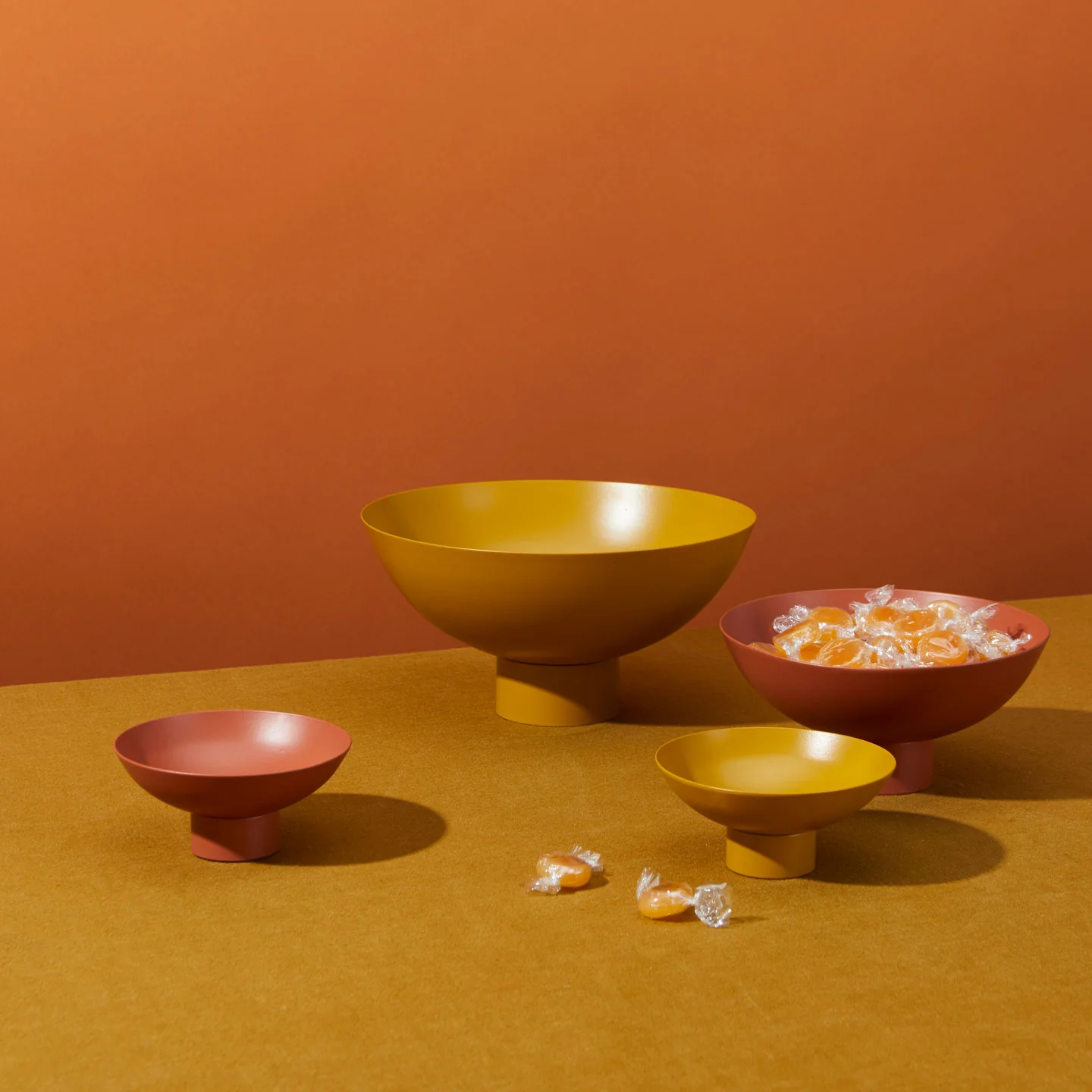 Essential Footed Bowl - Mustard - Image 4
