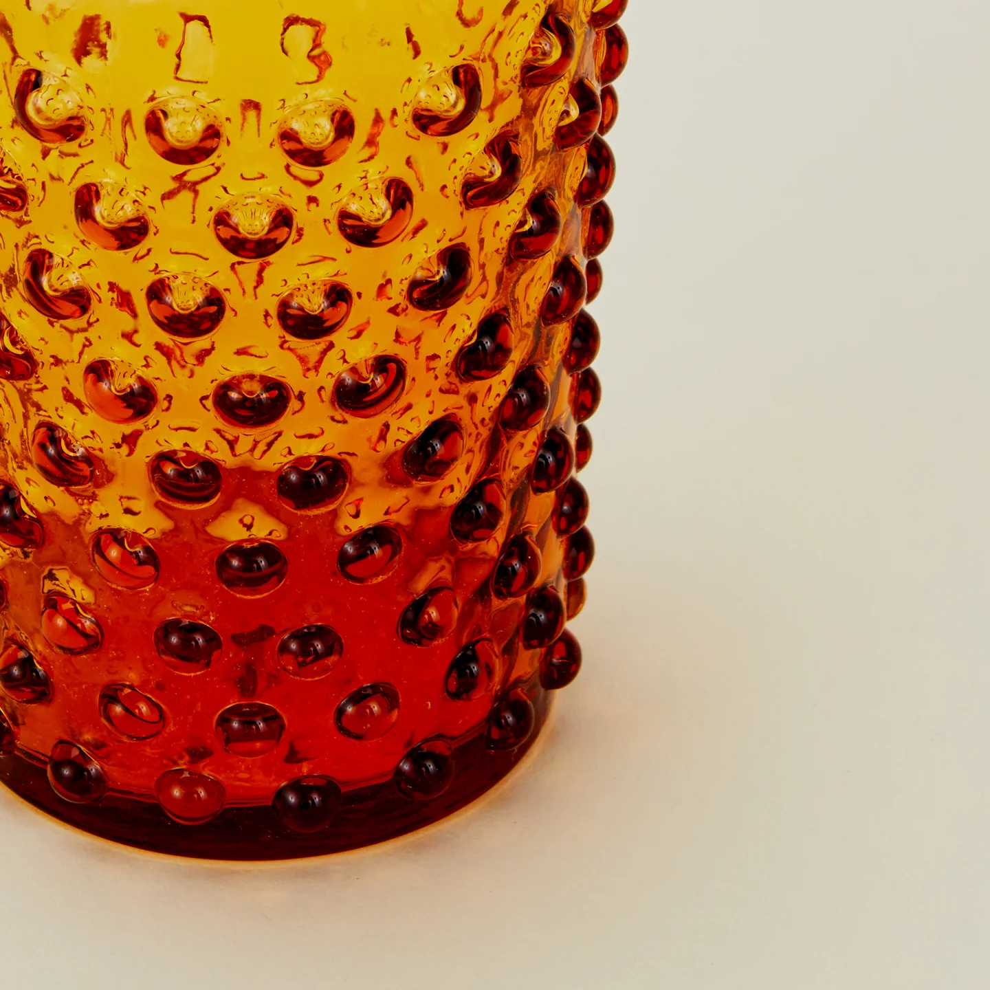 Hobnail Tumbler - Amber - Image 3