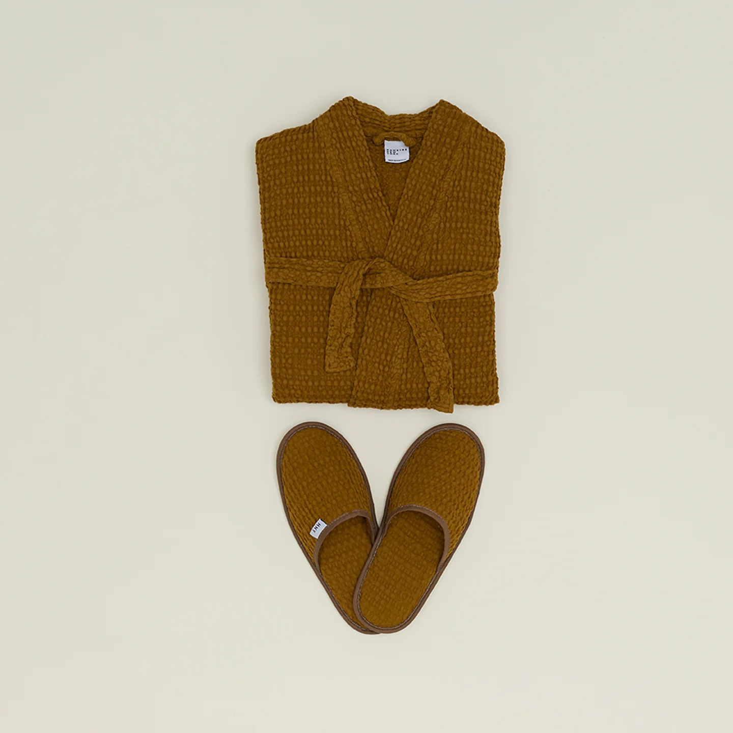 Simple Waffle Slippers - Bronze - Image 3